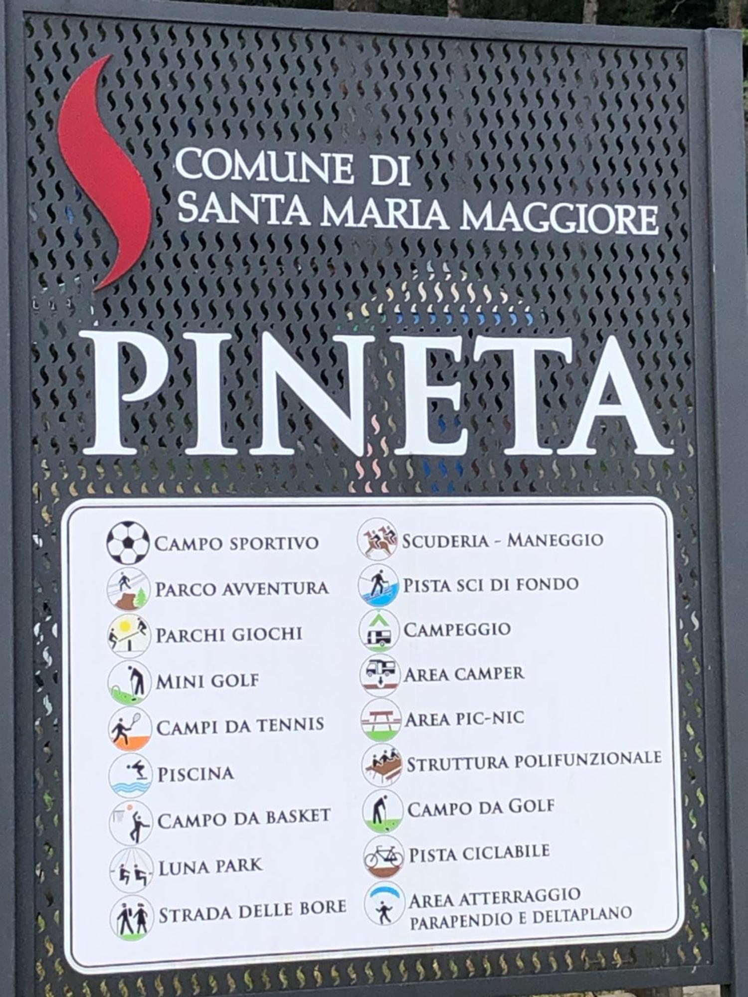 La Pineta Santa Maria Maggiore Locazione Turistica Екстер'єр фото